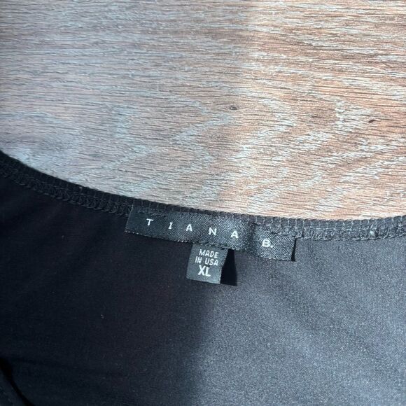 Tiana b black cold shoulder y2k dress size xl - Picture 4 of 6